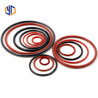 Joint torique encapsulé FEP à haute résistance à la corrosion, avec noyau FKM/NBR/Silicone et revêtement en PTFE, anneau d'étanchéité en caoutchouc -30-200°C, personnalisable