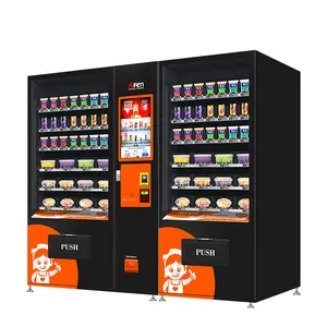 Distributore automatico di bevande e snack alimentari da 24 ore al negozio Self-service