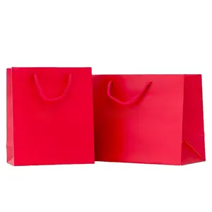 Lớn chi phí thấp Trung Quốc năm mới cưới màu đỏ bao bì Quà tặng Túi giấy