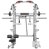 Machine Smith multifonctionnelle en acier inoxydable pour la musculation à domicile, entraînement complet du corps, musculation, équipement d'exercice