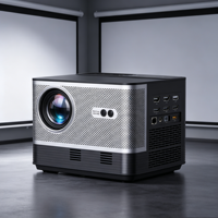 Projecteur KTV tout-en-un avec microphone, haut-parleur, karaoké à domicile, cinéma, projecteur intelligent sans fil Bluetooth