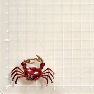 Simple simulación cangrejo diseño hombres mujeres broche Pin traje abrigo disfraz accesorios, boda vacaciones fiesta <span class=keywords><strong>pareja</strong></span> - Product Image 6