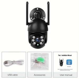 Caméra IP réseau 4K WiFi PTZ Caméra de sécurité sans fil Caméra de surveillance CCTV Vision nocturne couleur Système de sécurité - Product Image 6