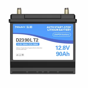 Houny Hersteller starten Stopp Autobatterie Wartung Kostenlose Autos tart batterien agm Batterie 12v 70ah 90ah