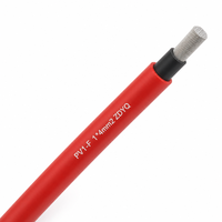Câble photovoltaïque H1Z2Z2-K 1*4mm2, monoconducteur, cuivre étamé classe 5, XLPO DC1500V, EN50618 CPR, pour centrale solaire extérieure