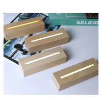 Veilleuse USB personnalisable pour enfants et adolescents Bois acrylique personnalisé avec nom gravé Cadeau d'anniversaire enfant Gadget promotionnel