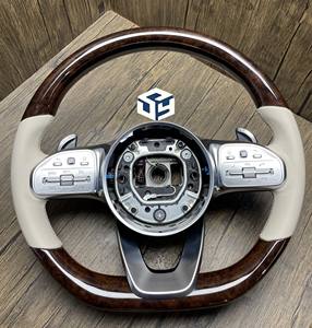 Volant de sport en fibre de carbone blanche pour Mercedes Benz W204 W205 W212 W213 W447 W166 E300 C250 <span class=keywords><strong>C63S</strong></span> C450 E53 GLA45 E300D - Product Image 6