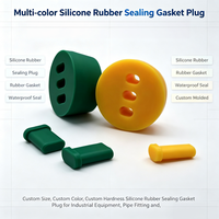 Bouchon d'étanchéité en caoutchouc silicone moulé sur mesure, multicolore, anti-poussière, pour usage industriel, vente en gros OEM