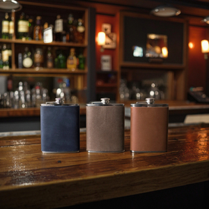 אישית pu עור ירך בקבוק עור לוגו מותאם אישית 6oz מתנה גבר הטוב ביותר - Product Image 6