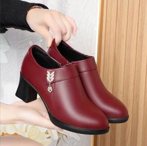 Nouvelles Chaussures à Talons Hauts Élégantes en Cuir pour Femmes 2026 – Bottes et Escarpins Tendance à Talon Profond pour Femmes – Vente en Gros - Product Image 4