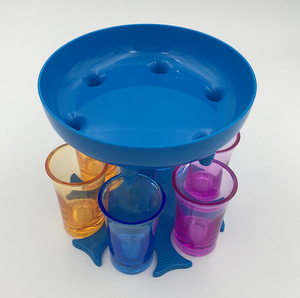 Cocktail Party 6 Vetro di Colpo Dispenser E Supporto di Riempimento Liquidi Colpi di Erogazione Bar Bere Giochi - Product Image 5