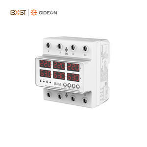 230V 63a Protector de voltaje trifásico Carril Din Dispositivo de protección digital ajustable sobre bajo voltaje - Product Image 1