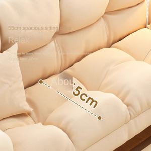 Sofá Cama Eléctrico Plegable de Estilo Moderno y Simple para Apartamentos Pequeños y Viviendas de <span class=keywords><strong>Alquiler</strong></span>, Estructura de Madera, 2 Plazas - Product Image 3