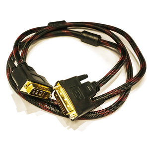 1.5 Meter 5Feet Black Analog DVI Male to HD15 Male Cable PVC Jacket for Computer &amp; Monitor Use - Product Image 4