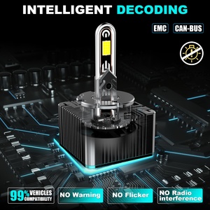 Sanvi D10 Luces Automotrices D1s D2s D3s D4s D5s D8s Bombilla LED de Alta Potencia 6000k para Faros Delanteros de Coche 12V Lámpara con Chip CSP - Product Image 2