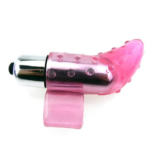 Masajeador de punto G Butt Plug lengua vibrador gelatina pezón estimulador de clítoris dedo manga juguetes sexuales para mujeres lesbianas - Product Image 5