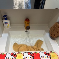 Robinet Enfant Motif Chien Dessin Animé Mignon en Acier Inoxydable, Robinet de Lavabo en Forme d'Animal pour Enfants d'âge Préscolaire et Famille, Commande OEM