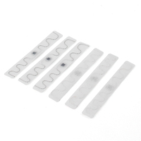 Etiqueta RFID UHF para Lavandería, ISO18000 6C 860 a 960MHz, Lavable en MRI, NXP UCODE 9, Tejida en Textil, para Ropa de Cama