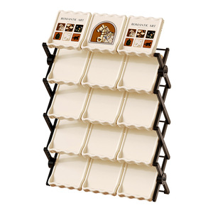Romantic Art Foldable <b>Shoe</b> <b>Rack</b> 5 Layer Multi Tier <b>Storage</b> Organizer For Doorway Hallway Entryway <b>Shoes</b> - Product Image 3