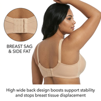 Soutien-gorge Grande Taille Personnalisé avec Logo, Couverture Complète, Sans Armature, Bretelles Larges, Soutien Ferme et Liftant, Doux pour la Peau