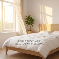 Couette en duvet de canard 50 % toutes saisons Xueruisha – Chaleur toute l'année, ensembles de literie en coton, édredons de luxe, écologiques et respirants pour la maison et l'hôtel