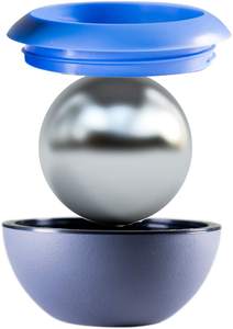 80 मिमी स्टेनलेस स्टील बर्फ रोलर बोला पिजाट फाइसिओटेरापी ट्रिगर बिंदु रिलीज एक्यूप्रेशर गर्म ठंडा चिकित्सा मालिश रोलर बॉल - Product Image 2