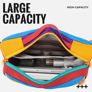 Bolso <span class=keywords><strong>Bandolera</strong></span> de Alta Calidad WRELS, Bolso de Pecho Resistente al Agua con Porta Teléfono para Hombres y Mujeres, para Hacer Ejercicio y Viajar - Product Image 4