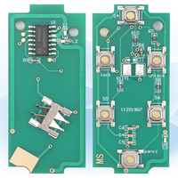 Clé de voiture télécommandée MS 3+1 boutons 315 MHz FCCID M3N-32337100 PN 13577770 84540865 pour Chevrolet/GM Silver Auto