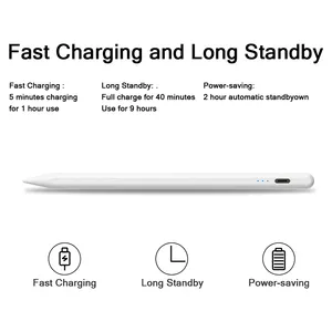 Universal wiederaufladbarer kapazitiver Kondensator Digital Art Drawing Pad mobiles Tablet Stylus Pen Aluminium 9 Stunden XC-R3-G