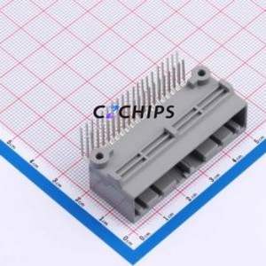 K137635WR-2x20B-PTSN Automotive Connector Bent Lead Through Hole Connector 40P 2.2mm 2 Right Angle Insert - Product Image 1