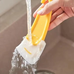 Espátula de limpieza Raspador de cocina Cepillo raspador de hoja suave Sartén sucia Olla Limpiador de platos Herramientas Cocina Herramienta para hornear Gadget de cocina - Product Image 2