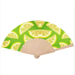 Abanico de Mano de Bambú con Logotipo Personalizado Impreso para Bodas en la Playa, Fiestas, Abanicos Plegables de Mano - Product Image 5