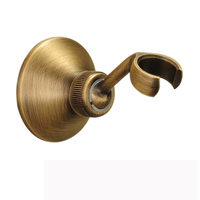 Ensemble de douche et baignoire en laiton antique avec poignée en céramique, douchette téléphonique murale, Duchas De Bano