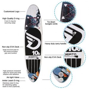 Planche de SUP gonflable DAMA OEM ODM, série style chinois ancien, pour la pêche en mer DF-Ink, planche de SUP personnalisée - Product Image 5