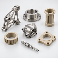 Pièces en titane PEEK usinées avec précision par CNC pour les composants médicaux et aérospatiaux, service OEM personnalisé