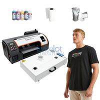 Nouvelle imprimante DTF de bureau améliorée A3 A4 pour les petites entreprises, machine d'impression DTF simple Xp600 pour les t-shirts textiles