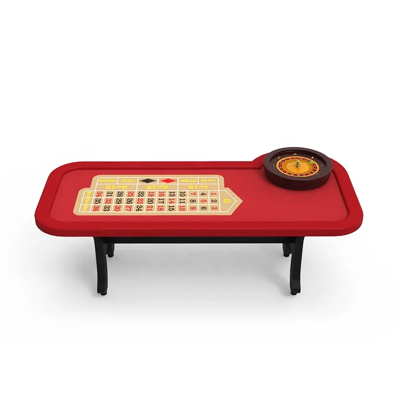 Luckyh — Roulette à roulettes rouge porte-bonheur, 215cm, Style européen, Table de Poker, jeux de jeu, accessoire de 22 pouces