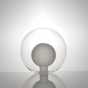 בעבודת יד דופן G9 G4 בורג בורוסיליקט זוגי גלובוס בועת תליון נברשת זכוכית כדור מנורת צל תאורה כיסוי