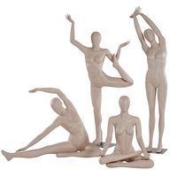 Maniquí Deportivo de Cuerpo Completo, Maniquí Femenino para Yoga, Modelos para Exhibición en Vitrinas