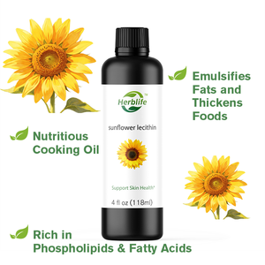 Lecitina de Girasol Líquida OEM/ODM, Hidratante para la Piel, Vegana, Sin OMG, Sin Soya, Sin Gluten, Favorece la Salud de la Piel, el Cuerpo y el Cabello - Product Image 3