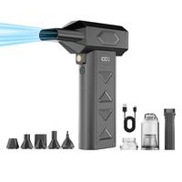 Souffleur d'air électrique portable sans fil haute vitesse, mini ventilateur à jet portatif, qualité industrielle, pour nettoyage de voiture, 100W 45m/s
