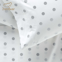 JamBear Ensemble de draps de lit pour bébé bio 100% coton biologique Ensemble de draps de lit pour bébé mignon Drap de lit naturel écologique