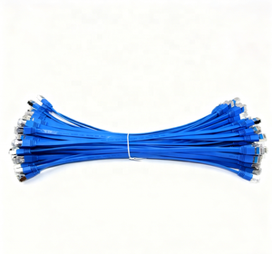 สายแพทช์คอร์ดแบบแบน สายอีเธอร์เน็ต ทองแดงเปลือย หุ้ม PVC พร้อมหัวต่อ RJ45 8P8C แบบ <span class=keywords><strong>CAT8</strong></span> ขนาด 30AWG SSTP สีเขียว ความยาว 0.5 เมตร <span class=keywords><strong>ราคา</strong></span>ขายส่ง - Product Image 4