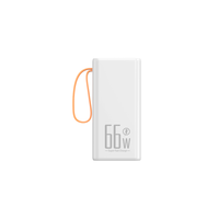 4USB 66W Power Bank 50000mah Charge rapide Camping en plein air Lumière LED Charge rapide Haute capacité 70000mAh Centrale électrique pour téléphone