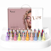 VENALISA-Vernis à Ongles Gel GRATUIT, Kit VIP de 7.5ml, Palette de Couleurs Soak Off UV LED Semi Permanent, Ensemble Vernis à Ongles Gel Laque