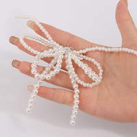 Ornements de chaussures en perles d'imitation amovibles, breloques décoratives en perles à la mode, accessoires YNBG XH01