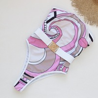 Maillot de bain une pièce sans bretelles JSN 2026, nouveau style personnalisé pour femmes, cardigan en mousseline de soie à manches longues, couvre-vêtement élégant