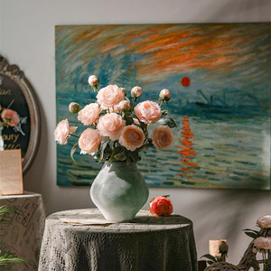 Fleur artificielle de pivoine simulée 70 cm en soie, décoration douce pour la maison, accessoires de photographie, style papillon du lac de l'Ouest - Product Image 2