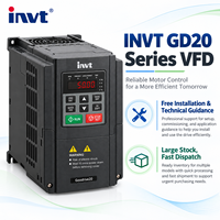 Variateur de fréquence INVT série GD20, VFD de 0,4 kW à 110 kW, 220 V, 380 V, contrôleur de vitesse de moteur triphasé AC, variateur de fréquence
