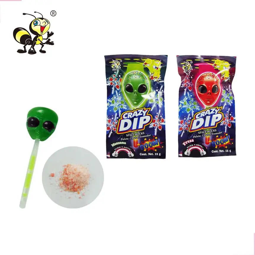 Magic Pop Candy Lollipops Glow In The Dark With Lollipop Supplies Crazy Dip Popping Stick Glowing New Alien Lollipop